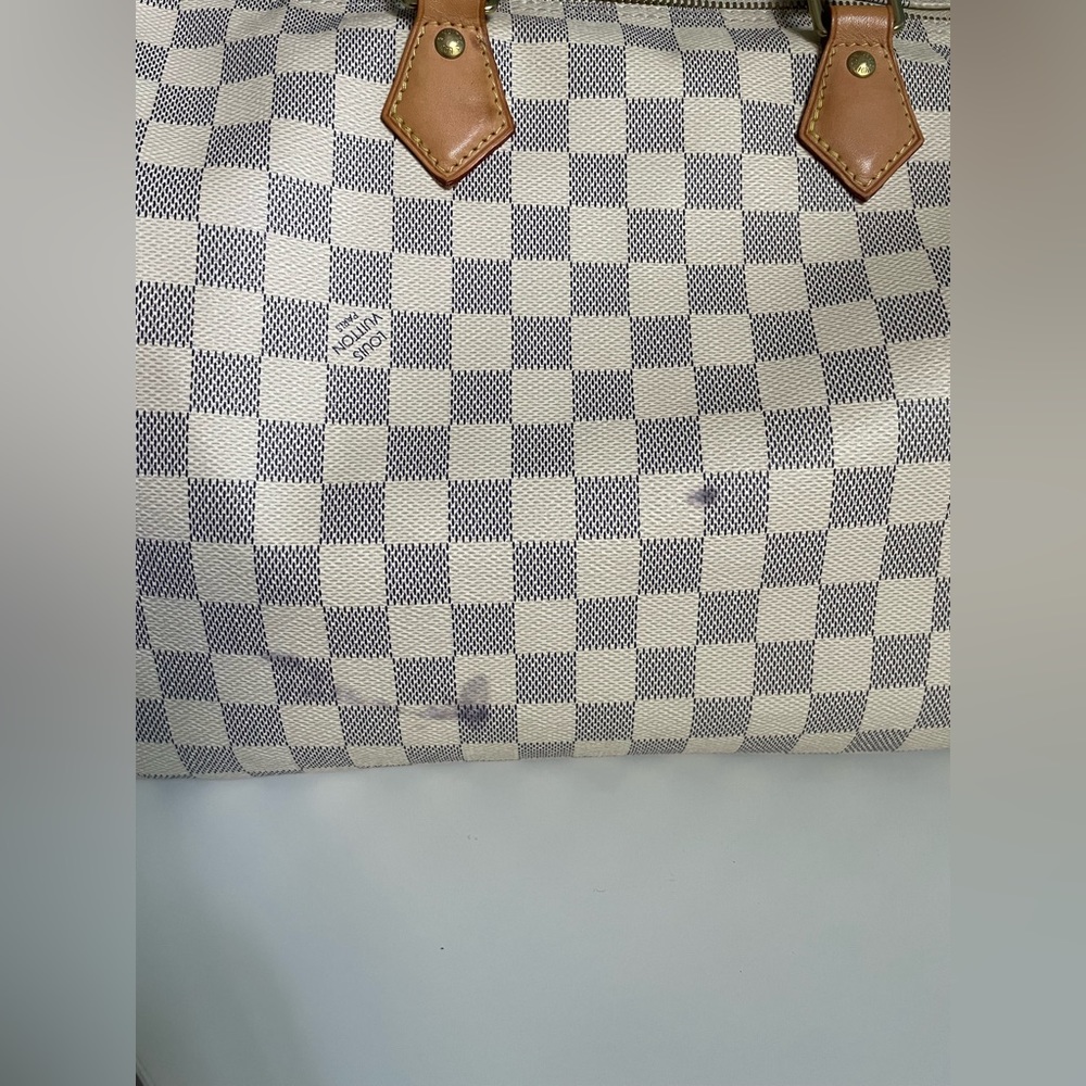 Louis Vuitton azur speedy 35 - Picture 7 of 9